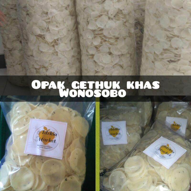 

COD 1 KILO opak koin MENTAH (opak gethuk khas Wonosobo)