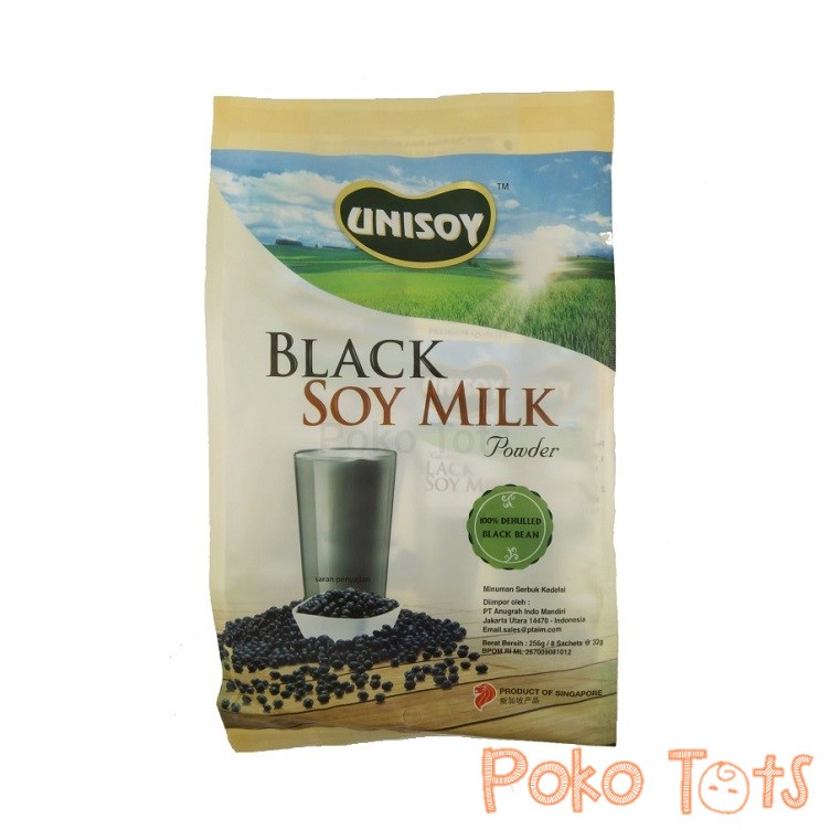 Unisoy Black Soy Milk Powder 32gr x 8 Sachet