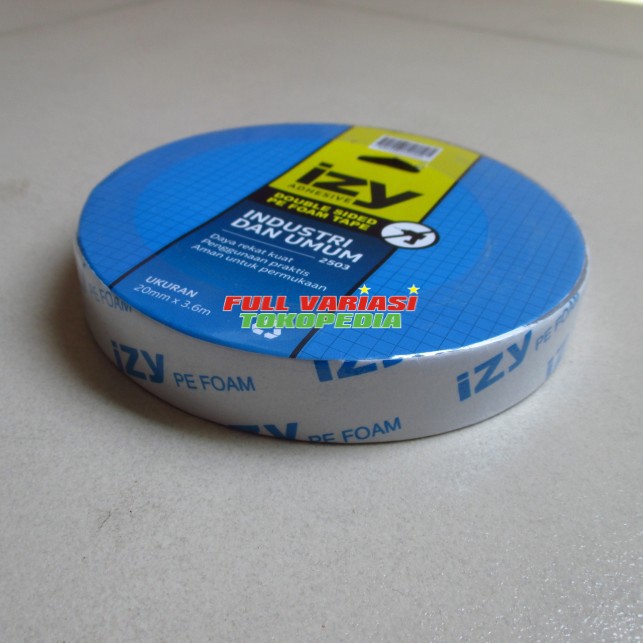 

#9906 Double Tape PE Foam IZY 20mm x 3,6m
