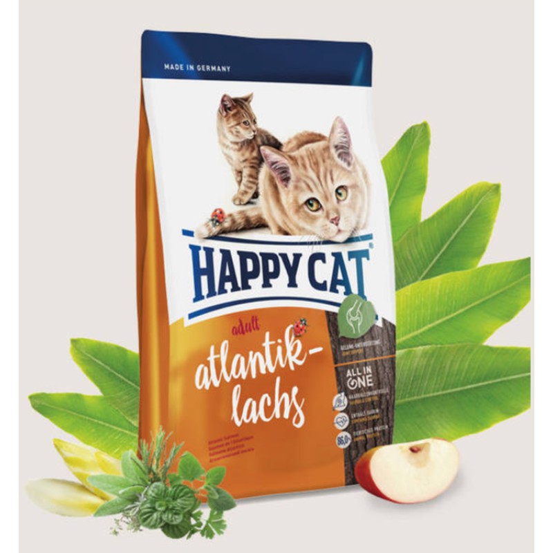 Happy Cat Supreme Atlantic Salmon 300gr - Makanan Kucing Premium