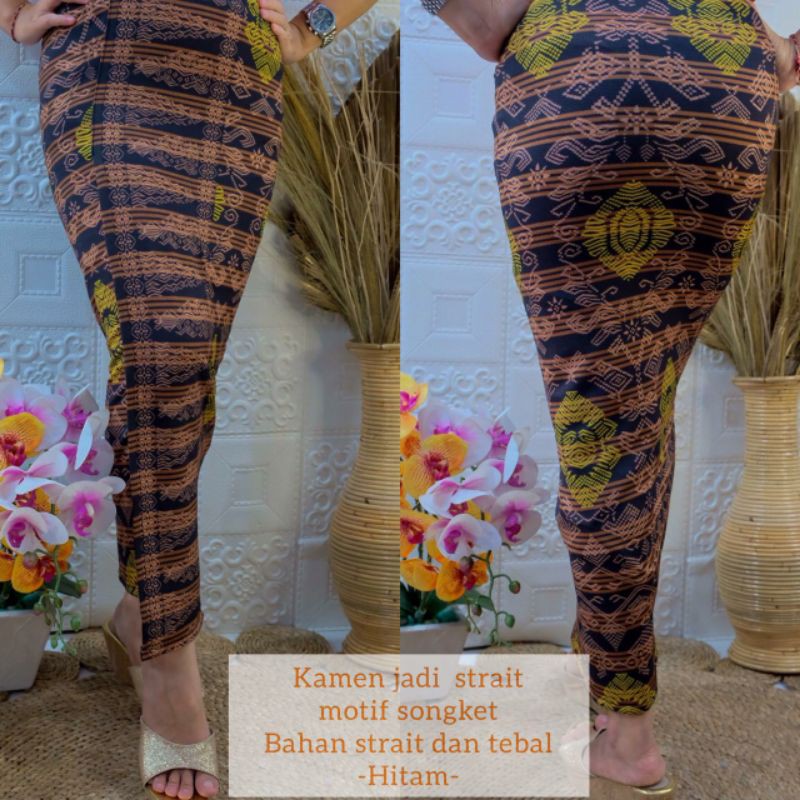 kamen jadi strait songket , bahan strait