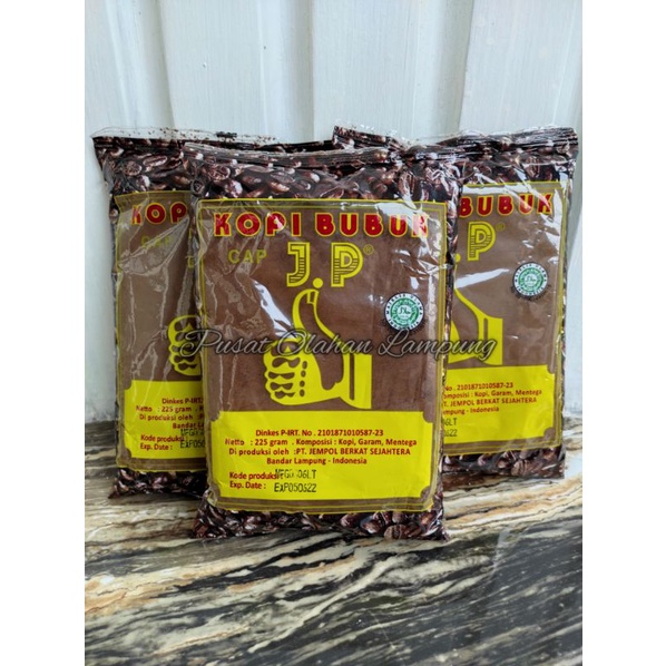 Kopi Bubuk Cap JP Jempol Unggul Lampung 250 Gr