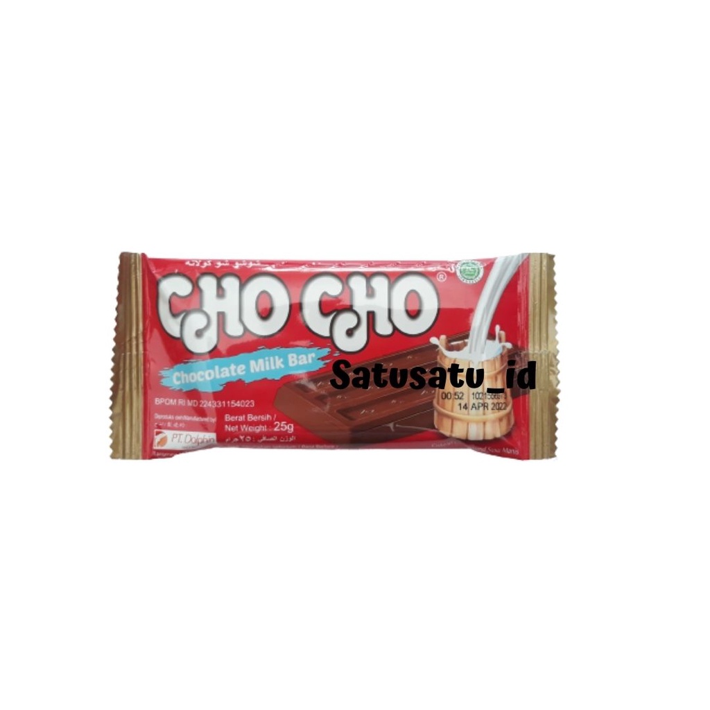 

Coklat Cho Cho Chocolate Bar - Cokelat jajanan Jadul Ecer