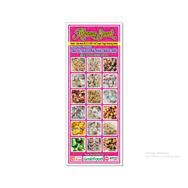 paket cetak banner + stand x banner