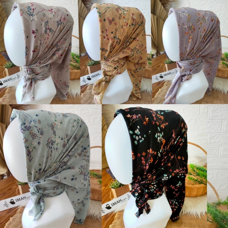 SEGI EMPAT IMAH SCARF (BAHAN VEENAY)