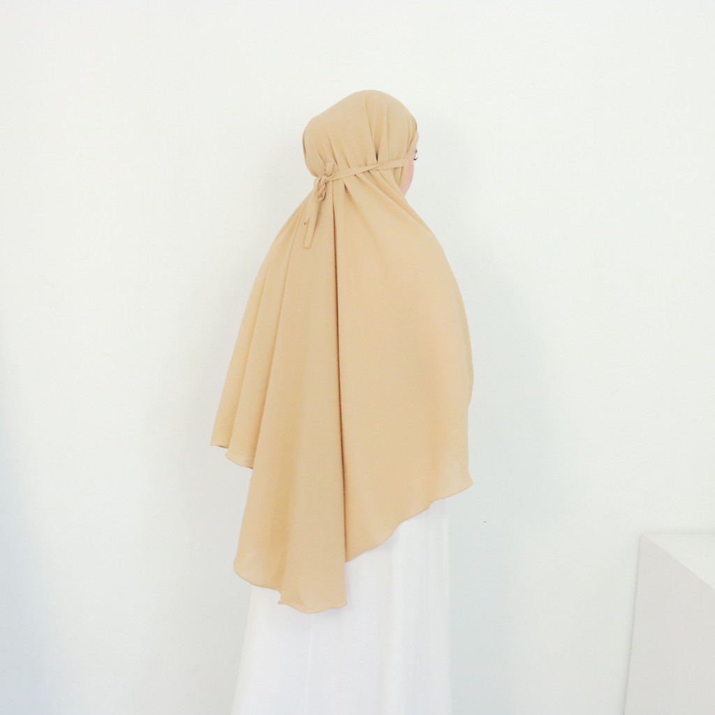 Jilbab Instan Bergo Maryam Jumbo Diamond  I Khimar Jumbo Tali Non Pet