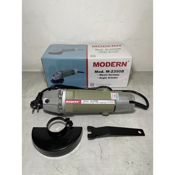 mesin gerinda m-2350 modern / mesin gerinda tangan / modern gerinda tangan / mesin gerinda modern / gerinda tangan 4 inch modern / mesin gerinda modern original / angle grinder modern / mesin gerinda tangan murah / gerinda grinda gerenda gurinda