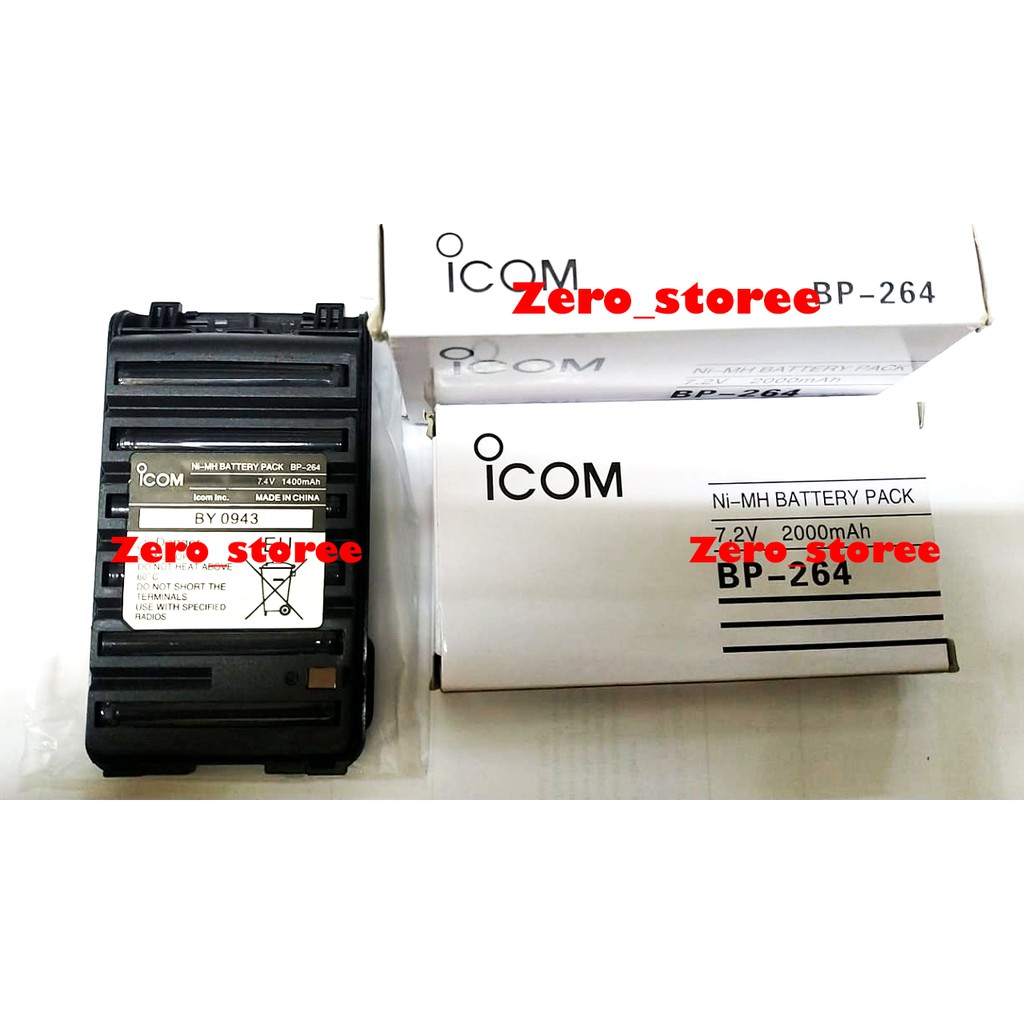 Baterai IC-V80 ICOM BP-264 BP264 IC Batre V80 V-80 IC-U80 U80 Nicad HT Baterai ICOM V80 BP 264 Ni-Mh Nicat