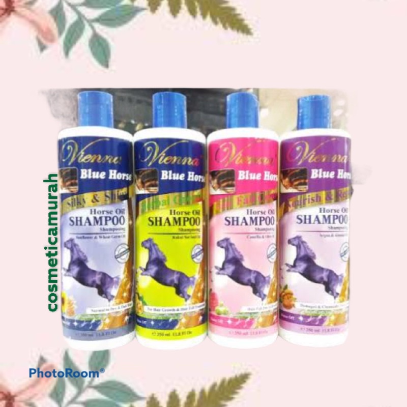 cosmeticamurah - VIENNA SHAMPO KUDA - HORSE HAIR SHAMPO 350 ML - SHAMPO PEMANJANG RAMBUT