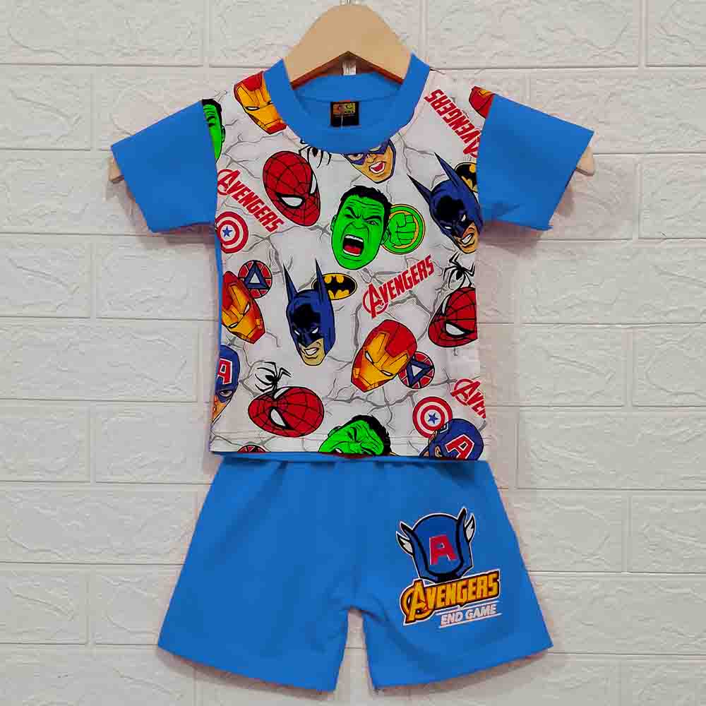 MKids88 - Baju Setelan KAOS Anak / Bayi Avenger