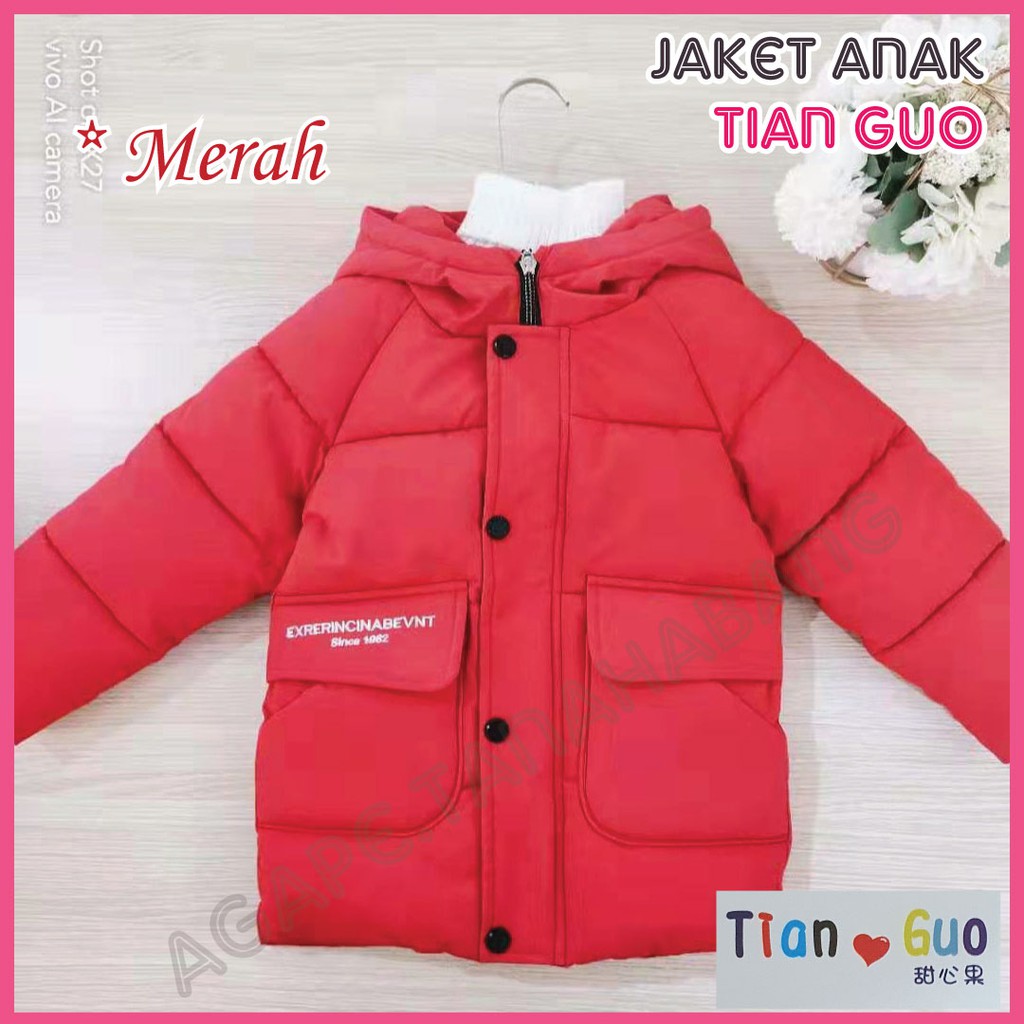 Jaket Winter anak # Tian G / Jaket puffer / jaket pakka / jaket musim dingin anak / Jaket anak