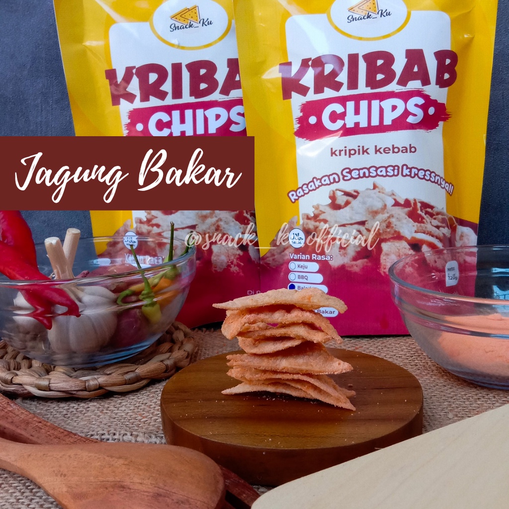 Jual Keripik Kebab Tortila Chips Jagung Bakar Kribab Shopee Indonesia