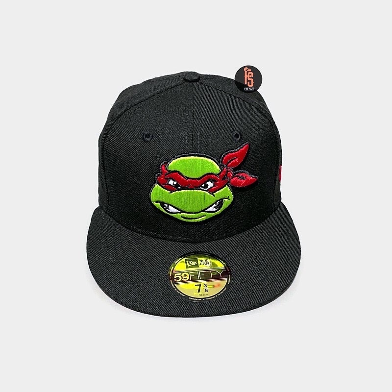 TOPI NEW ERA ORIGINAL 5950 RAPHAEL NINJA TURTLES TMNT BLACK