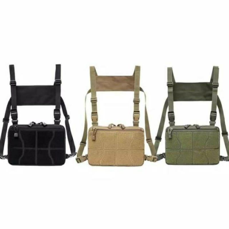 TAS DADA TACTICAL # CHEST BAG TNI POLRI TAS DADA MULTIFUNGSI