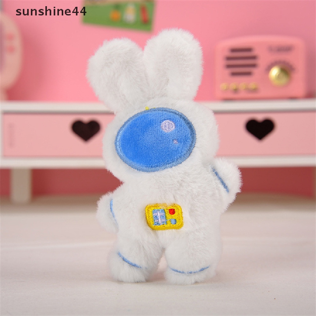 Sunshine 1Pc Boneka Plush Kelinci Kartun Kawaii ​Gantungan Kunci Bentuk Boneka Untuk Dekorasi Tas Ransel