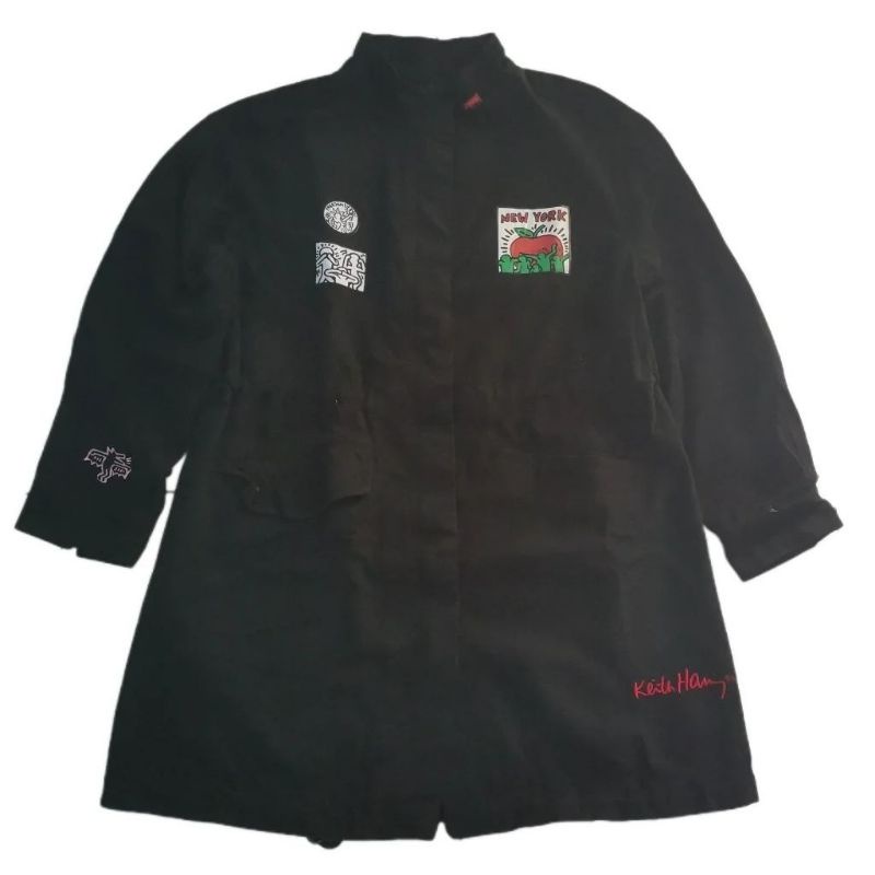 jaket parka keith haring