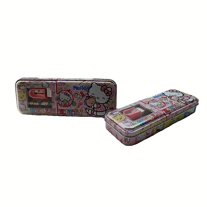 

Kotak Pensil Anak Sekolah - Tempat Pensil Set Karakter Hello Kitty
