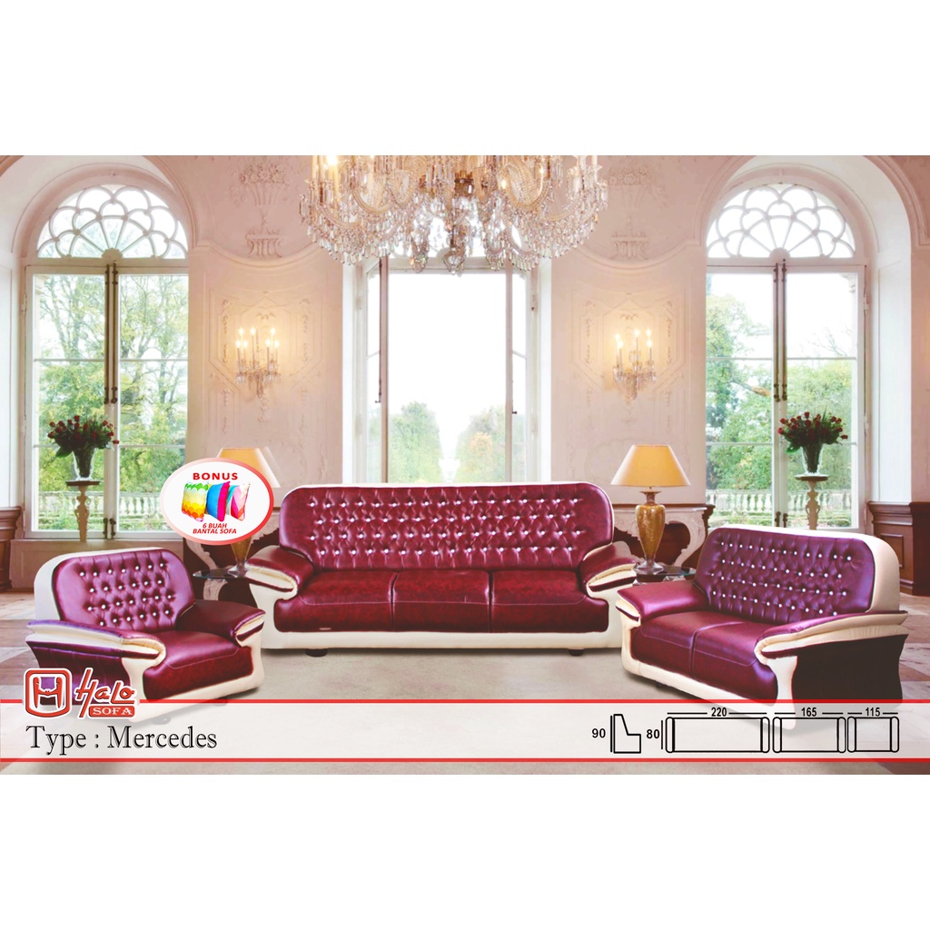 Sofa Halo 321 Merced3s Sofa Ruang Tamu Berkualitas Premium