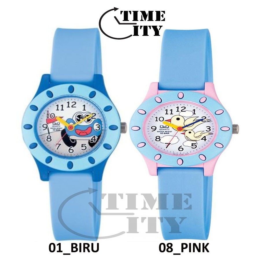 Q&amp;Q QQ QNQ Original watch Jam Tangan Anak VQ13 SERIES READY Anti Air Straps Rubber