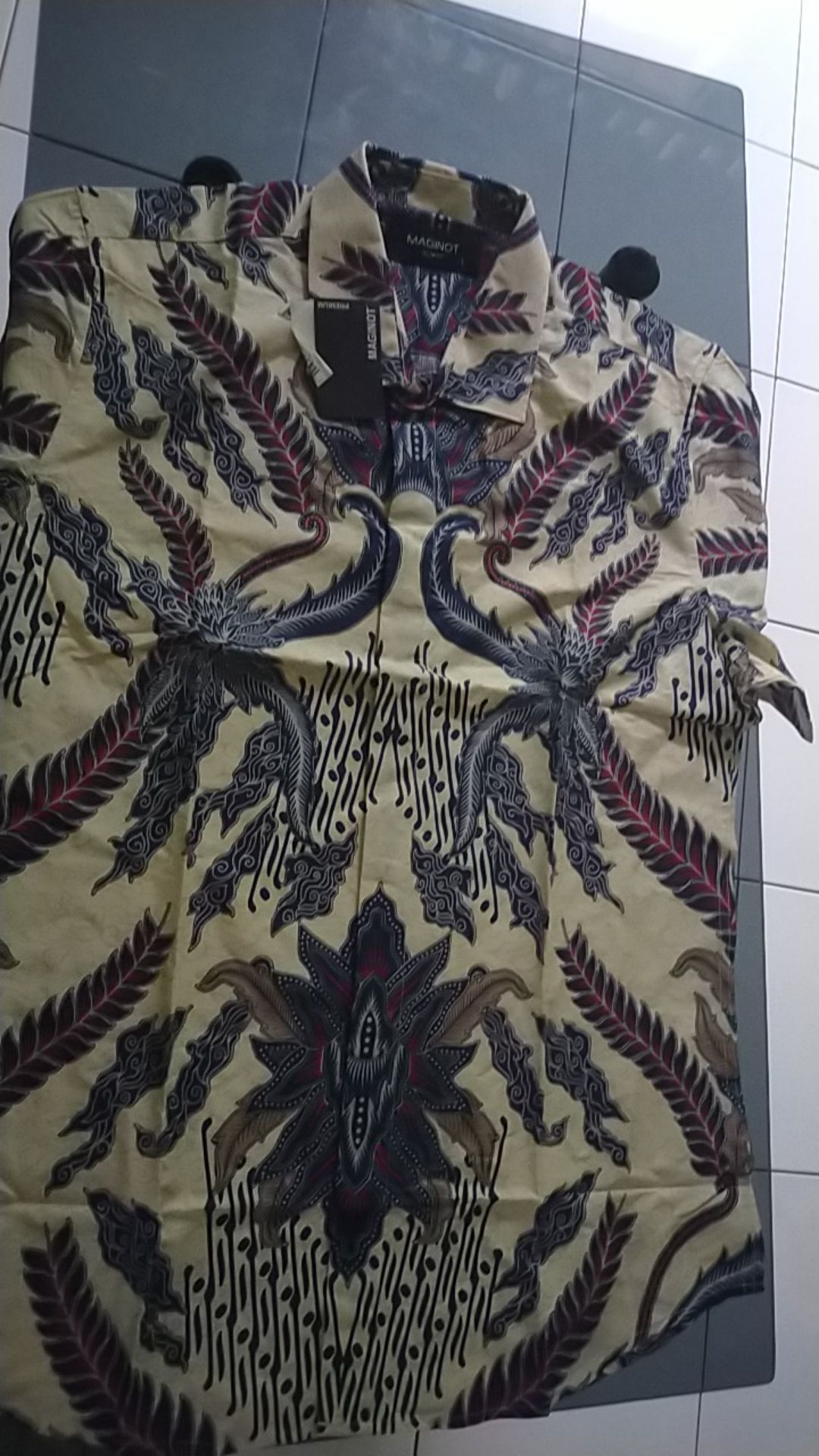 Maginot Kemeja Batik Pria Nandana-ss Lengan Pendek