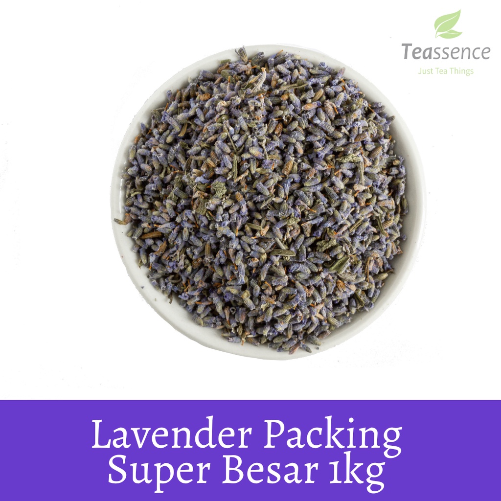 

p4yu Dried Lavender Tea Bulk 1KG / Bunga Lavender Kering / Bunga Lavender / Teh Lavender / Lavender