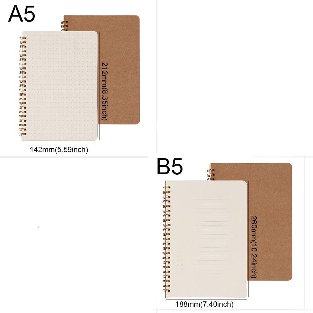 Suyo Kraft Paper Notebook Portable Notepad Diarybook Alas Tulisan B5