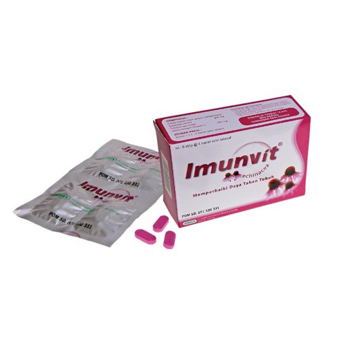 Imunvit Strip Vitamin Plus Echinacea Suplemen Penambah Imun