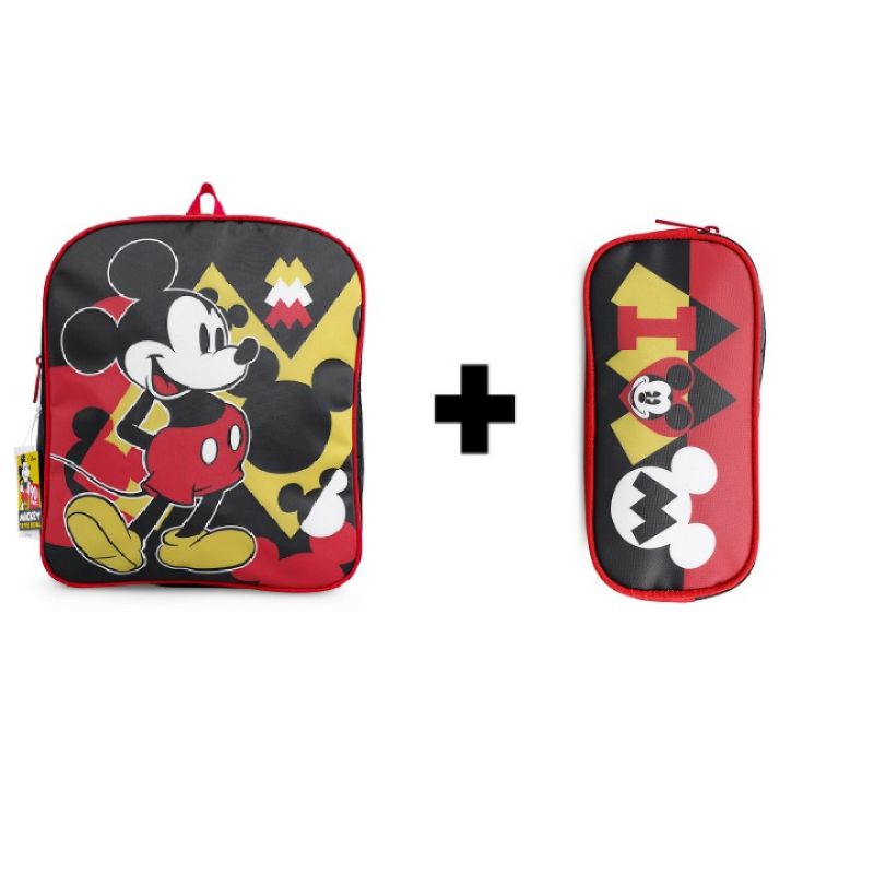 DISNEY Mickey Mouse School Bag Set - Tas Sekolah Anak Backpack