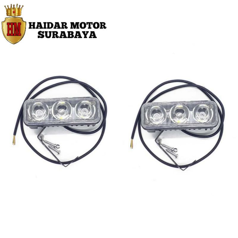 lampu tembak sorot LED 3 mata RTD
