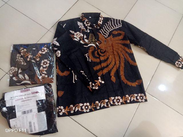 Kemeja Batik Ahy - Kemeja Batik Keluarga Sby - Batik Super Halus Keren - Kemeja Batik Motif Baru