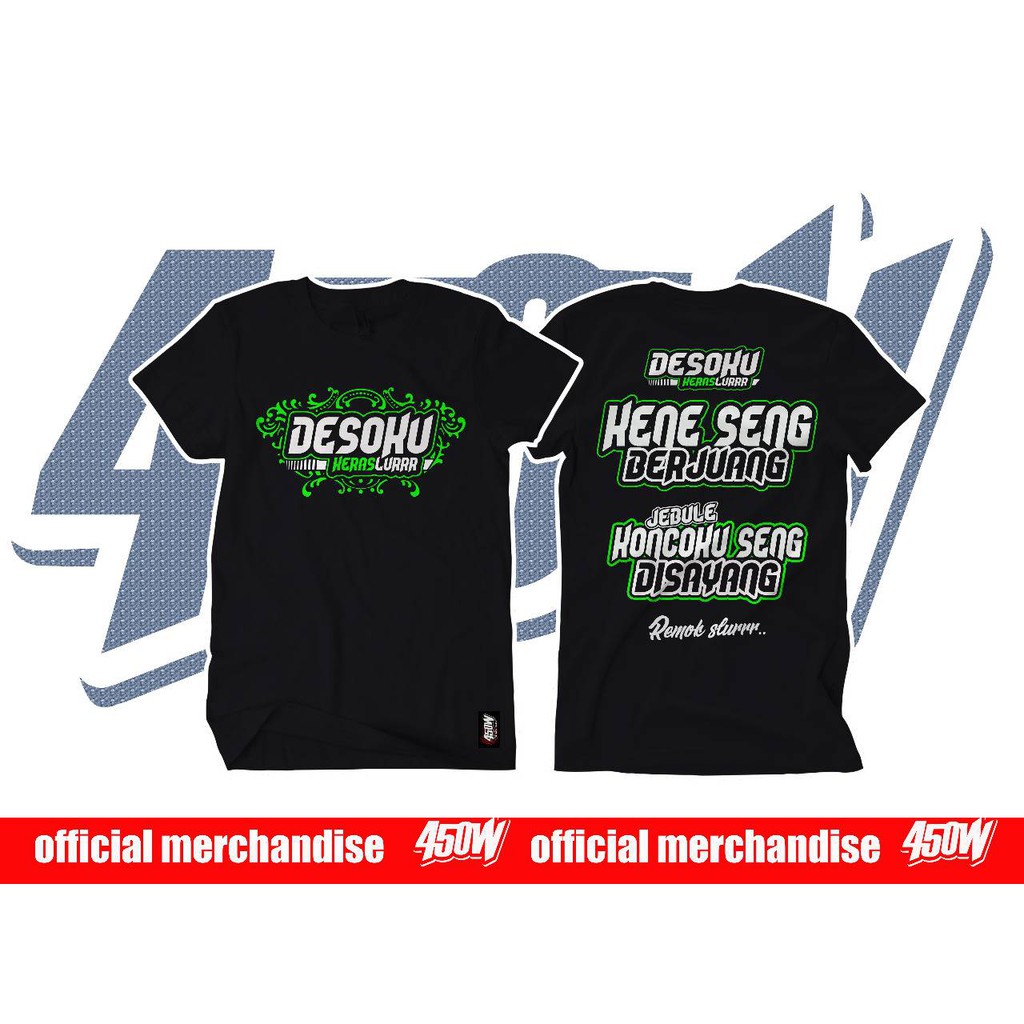 Kaos Polos  | Kaos Sablon Distro | Kata Kata Jawa Desoku Keras Kene Seng Berjuang | Best Seller 2021