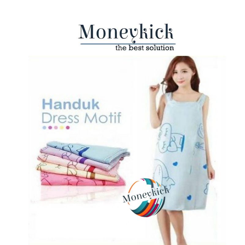 HANDUK BAJU KARAKTER  KIMONO / HANDUK DRESS MOTIF WEARABLE TOWEL