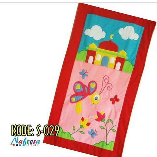 Sajadah Anak Karakter | Sajadah Bordir | Sajadah Custom Nama | Sajadah Anak Lucu | Sajadah Unik