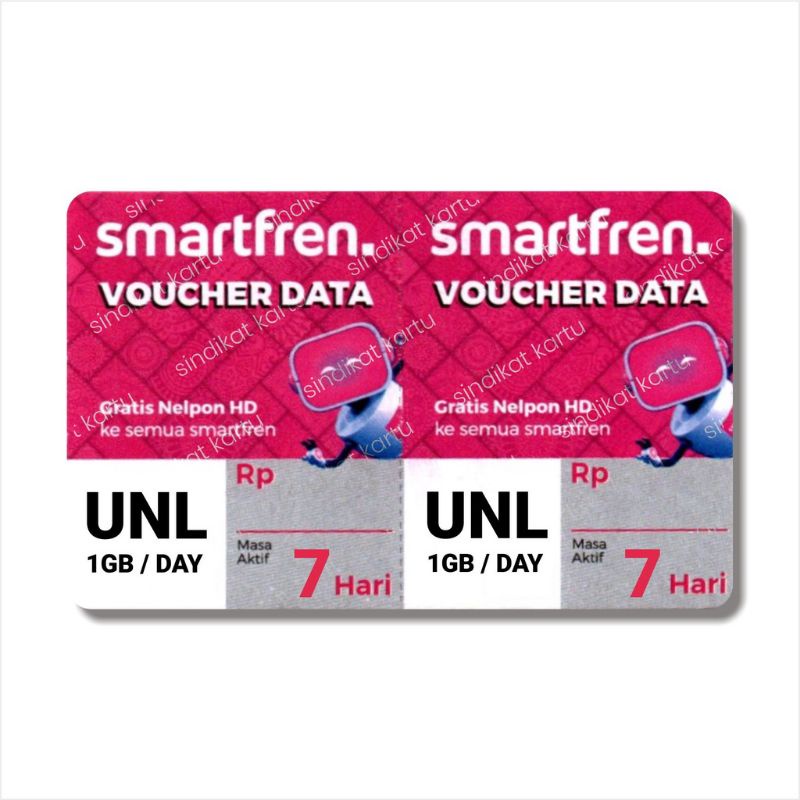 Voucher Smartfren UNLIMITED 7hr
