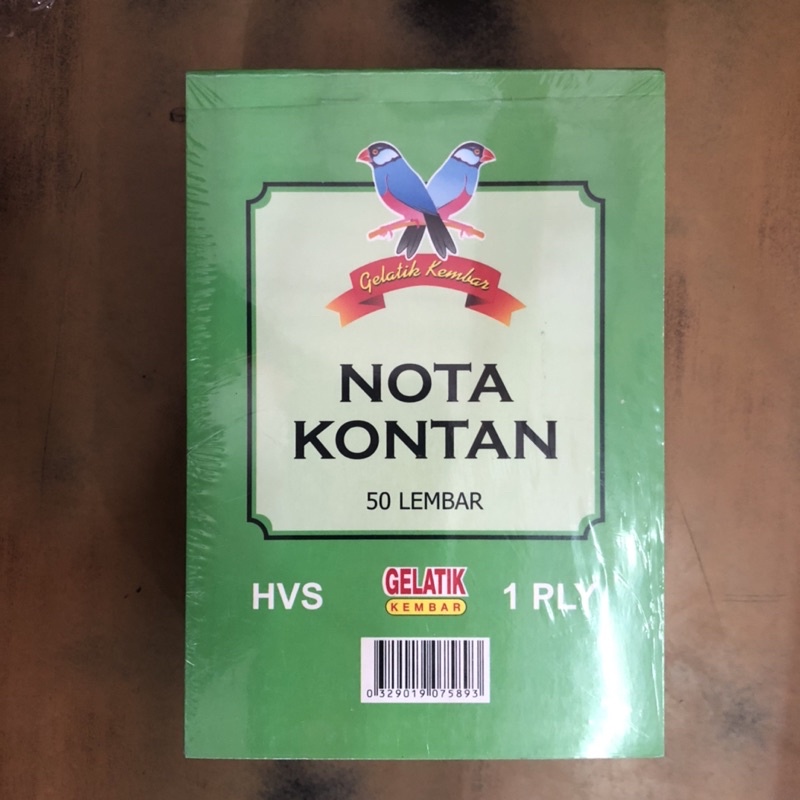 

BUKU NOTA KONTAN 1 RANGKAP 1 PLY GELATIK KEMBAR