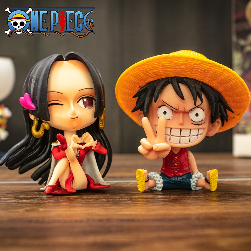 Action Figure One Piece Lucu 14 Gaya Q Action Figure Karakter Luffy Zoro Ace Robin Chopper Hancock Untuk Koleksi Penggemar