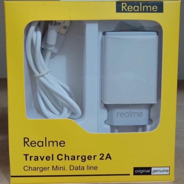 Travel charger realme ori 99% 2.A REAL MICRO USB kwalitas baguss