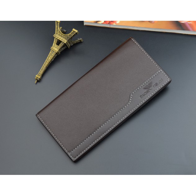 DAIQISI Dompet Pria Panjang Bahan Kulit PU Leather Premium DQS05