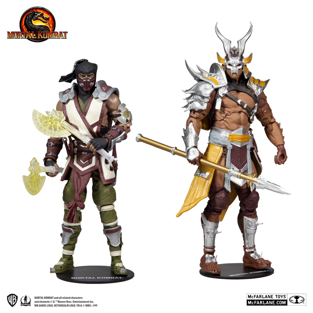 Figure Mortal Kombat Sub Zero VS Shao Kahn 2 pack