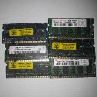 RAM Laptop DDR3 DDR2 2GB 1GB 512MB Sodimm Notebook 2 GB 1