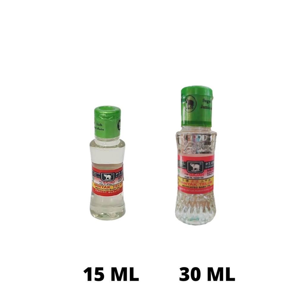 MINYAK TELON CAP GAJAH 15 &amp; 30 ML - MENGHANGATKAN TUBUH