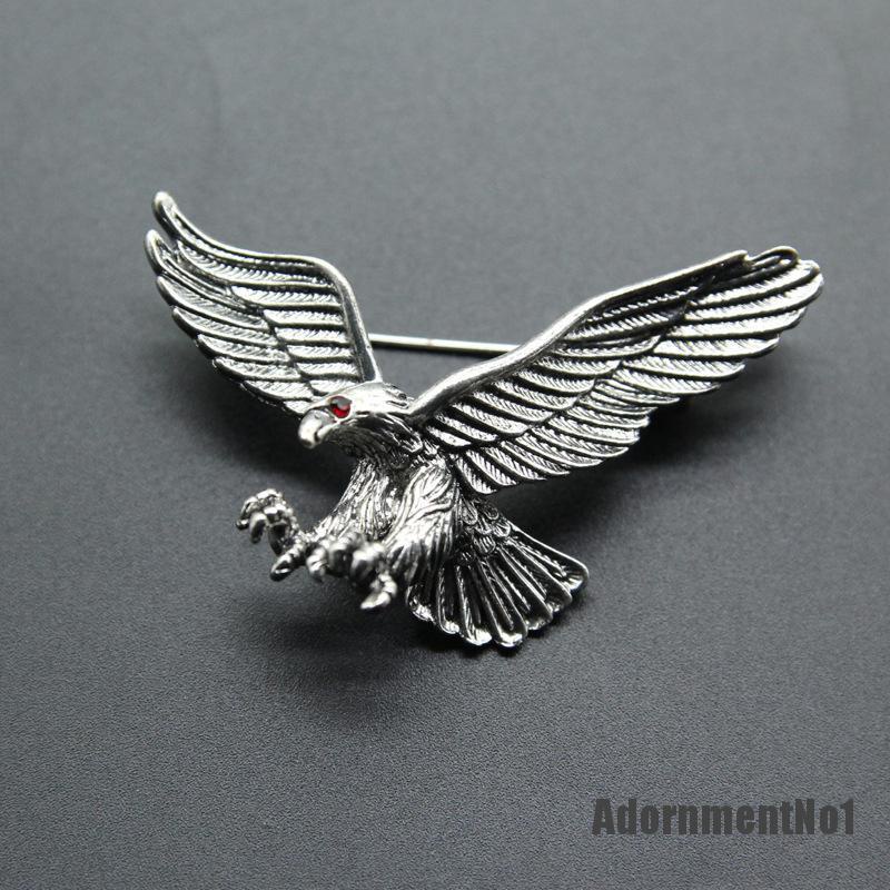 (Adornmentno1) Pin / Bros Burung Elang Model Vintage Untuk Pria