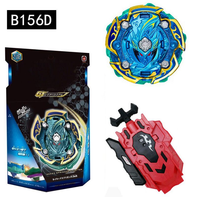 2020 GT B156 Beyblade BURST Naked Spriggan.Pr.Om Ten with L/R Launcher Toy