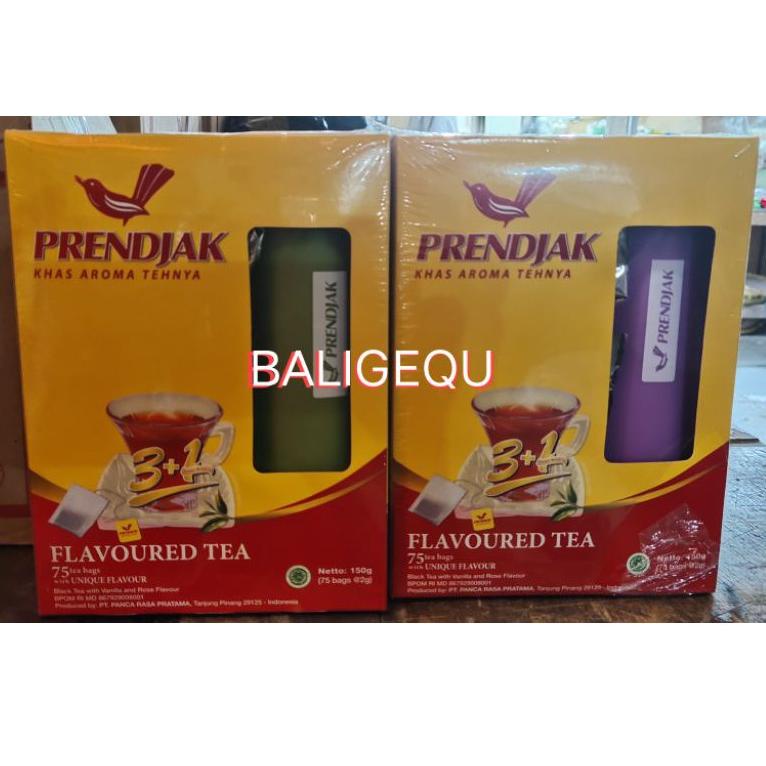 

(PROMO Y0898) Teh PRENDJAK Celup Paket Bonus Gelas / Tumbler ❅