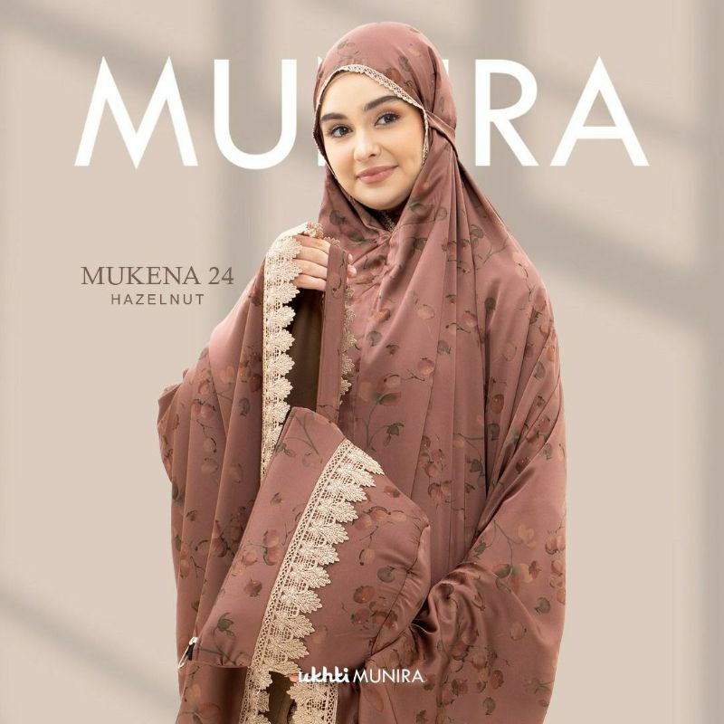 Mukena Premium Hazelnut - Mukena ukhti munira Original - Mukena Hantaran