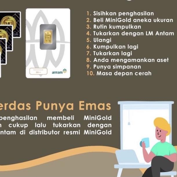 Logam Mulia Emas Mini Gold 0.025 gram Black Series 24K Bisa Tukar Antam