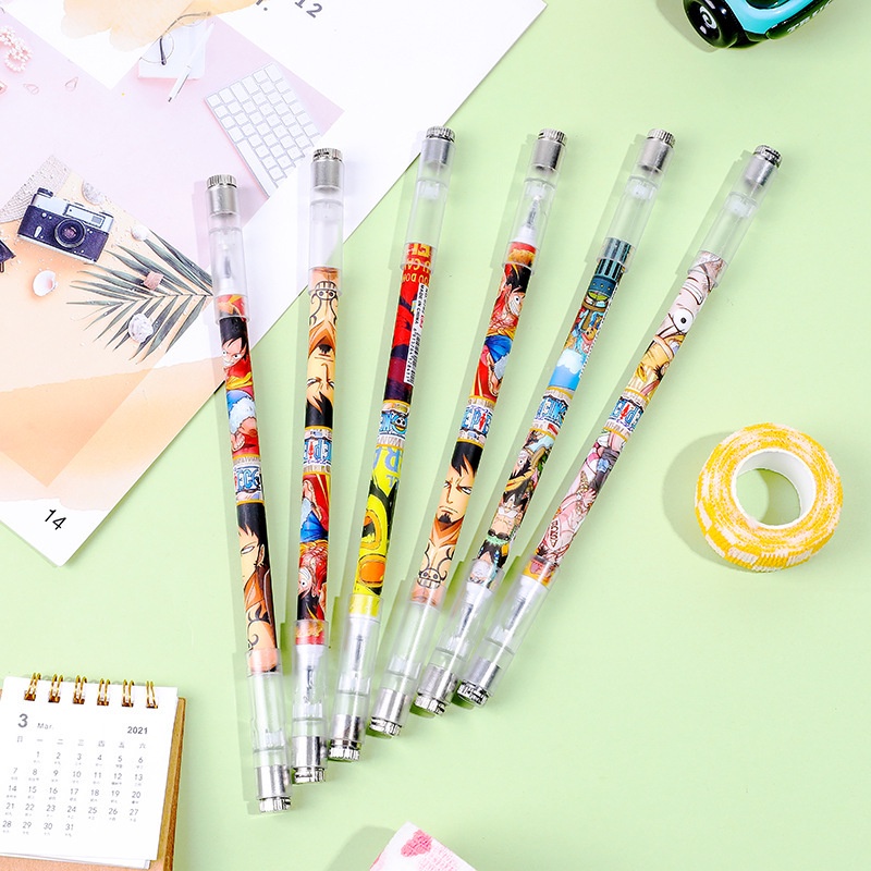 Pulpen Putar One Piece Demon Slayer Balance Oily Untuk Sekolah