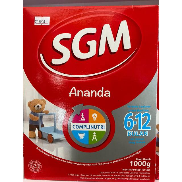 

SGM ananda 6-12bln 1000gr