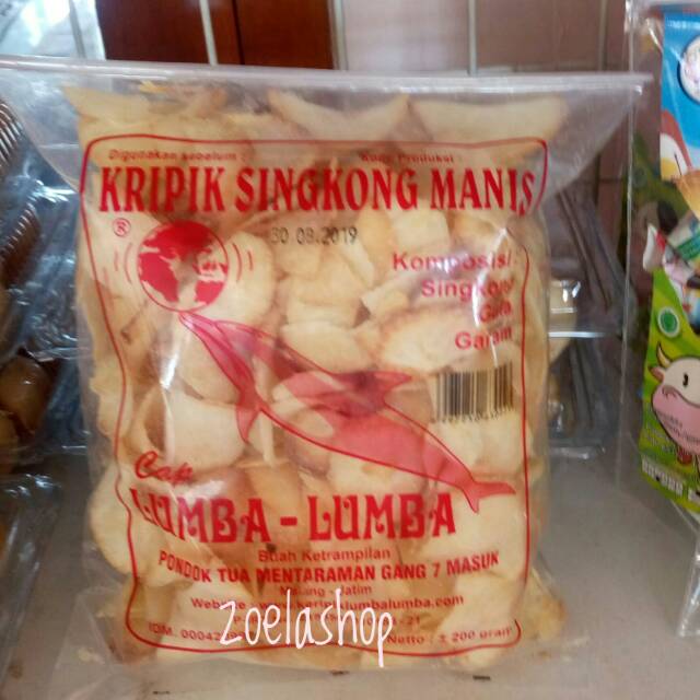 Jual Keripik Singkong Manis Asin Malang Cap Lumba Lumba Lina Jaya