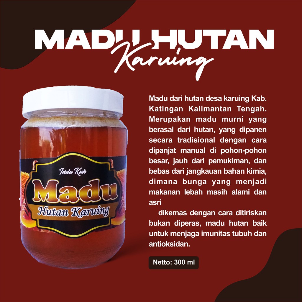 

MADU HUTAN KARUING LEBAH DORSATA KHAS KALIMANTAN TENGAH